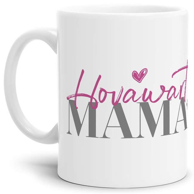 Liebevoll gestaltete Keramik-Tasse mit Hunderassen für Hundemamas -Hovawart - Diese neue Lieblingstasse ist das perfekte Geschenk für Hundebesitzer...