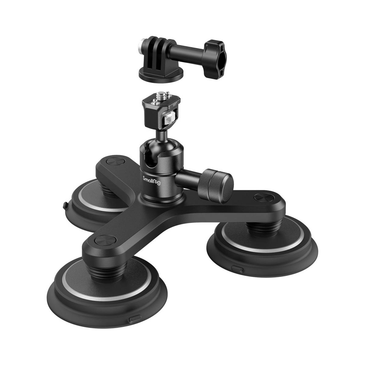 SmallRig Dreifach Magnetische Saugnapfhalterung für Action-Kameras 4468