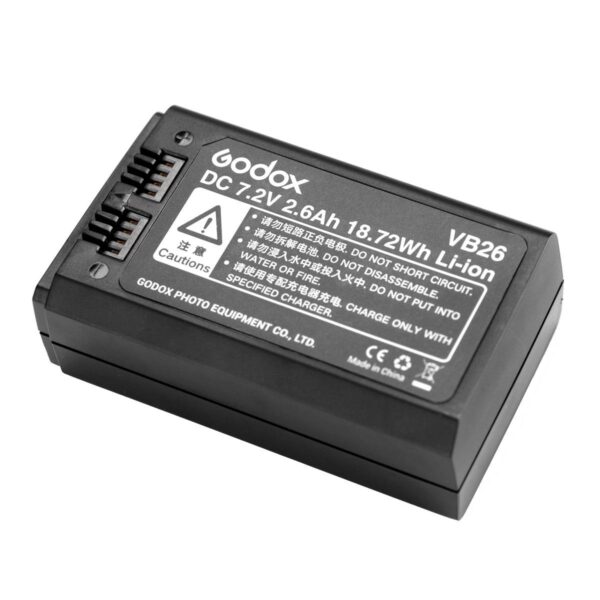 Ersatzakku für V1 und V860 III Blitzgerät; Li-ion Akku; DC 7.2 V/2600 mAh; befindet sich im Lieferumfang vom Blitzgerät V1