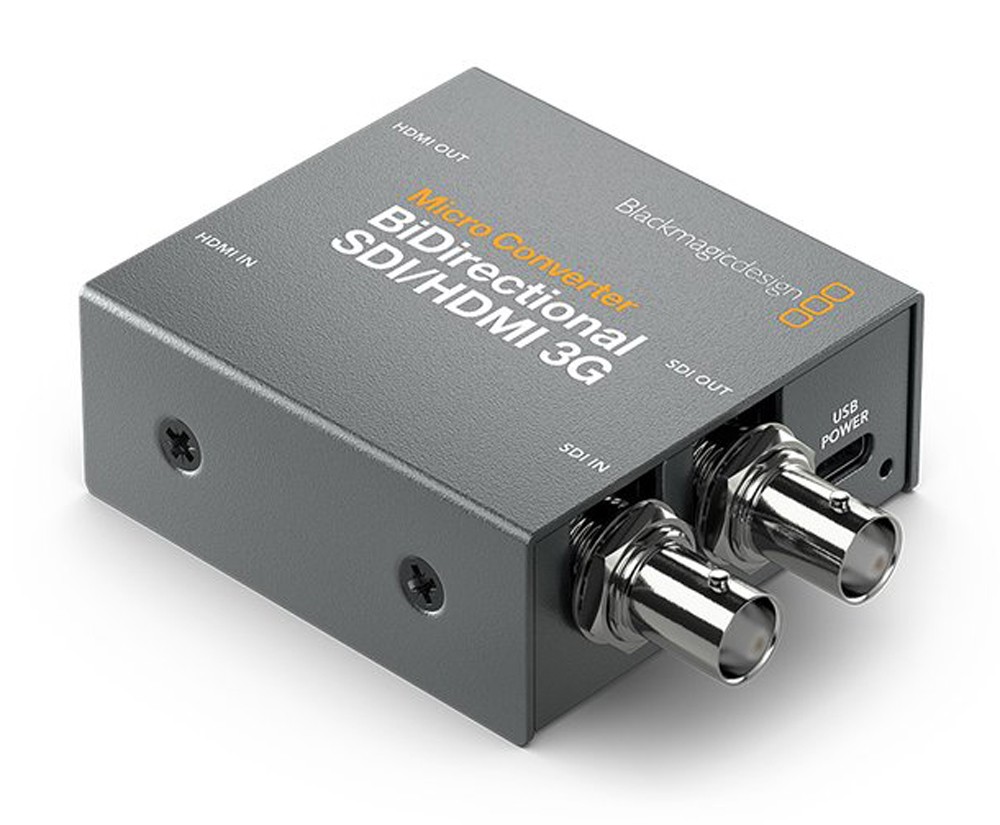 Bidirektionaler SDI/HDMI Wandler/Konverter für Broadcastqualität Konvertiert SDI nach HDMI und HDMI nach SDI zugleich und das sogar in unterschiedlichen Formaten. Inklusive