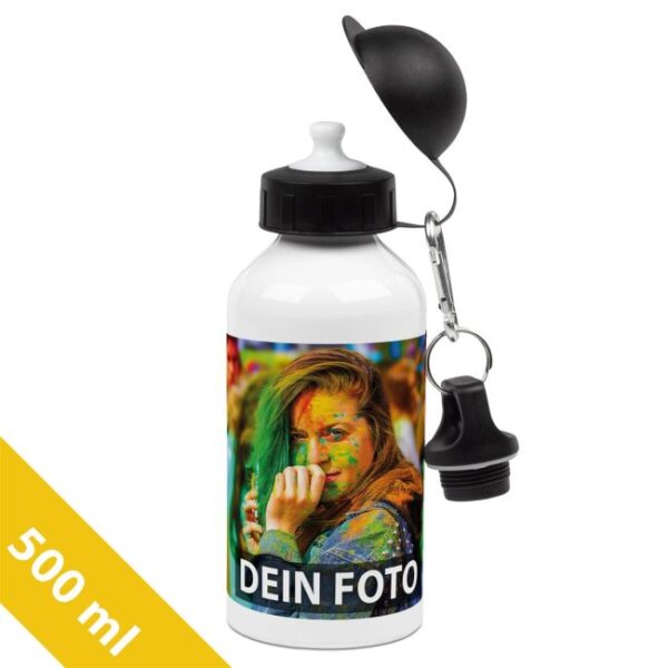 Unsere personalisierte Trinkflasche zum Bedrucken mit Deinem Wunschmotiv oder Wunschtext ist das ideale Durstlöschergefäß für alle Aktivitäten - ob...