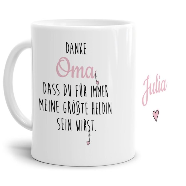 Habt Ihr eine Heldin oder einen Helden in der Familie? Unsere bedruckten Heldentassen sind eine tolles Geschenk zum Danke sagen für alle Eltern und...