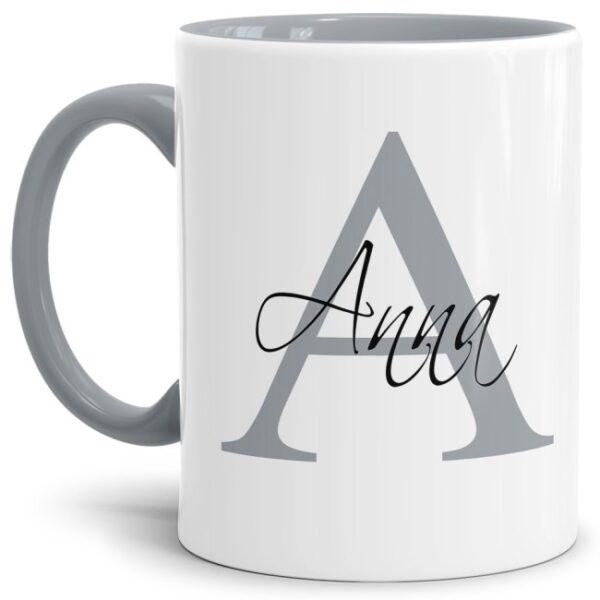 Unsere edle Namens-Tasse mit Anfangsbuchstabe ist die ideale Geschenkidee für Familie und Freunde - passend zu jedem Anlass. Egal ob zum...