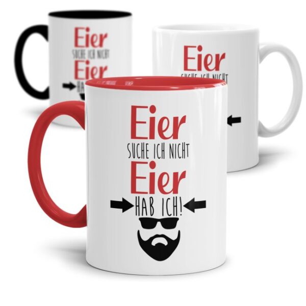 Dieser lustige Kaffeebecher aus hochwertiger Keramik ist NUR für echte Männer gedacht - das perfekte Geschenk zu Ostern und kleine