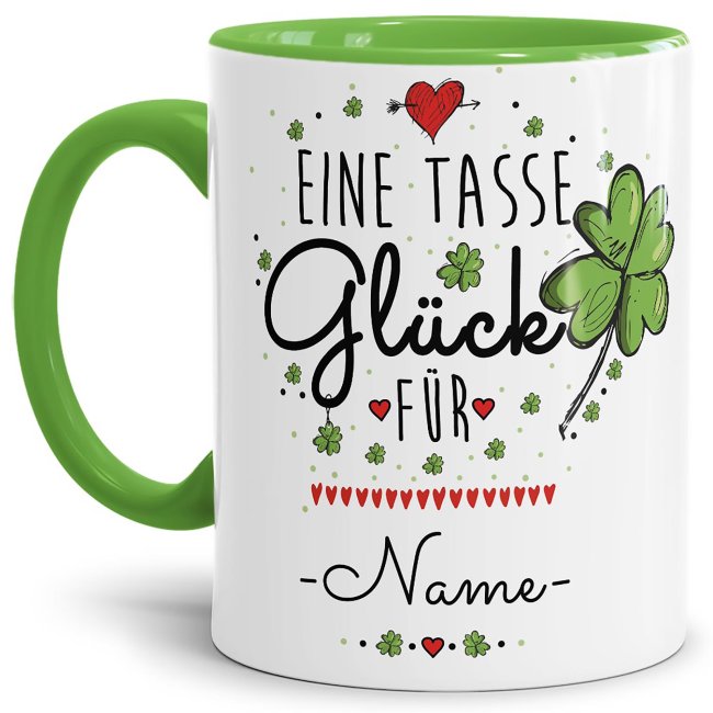 Glück kann man im Leben nie genug haben! Verschenke doch mal eine Tasse voller Glück für Deinen Lieblingsmenschen - den besten Freund