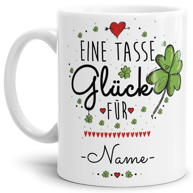 Glück kann man im Leben nie genug haben! Verschenke doch mal eine Tasse voller Glück für Deinen Lieblingsmenschen - den besten Freund