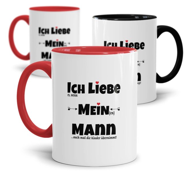 Manchmal brauchen die Männer von ihren Frauen einen Wink mit dem Zaunpfahl - unsere lustigen Kaffee-Pötte mit lustigen Sprüchen sind eine ganz...