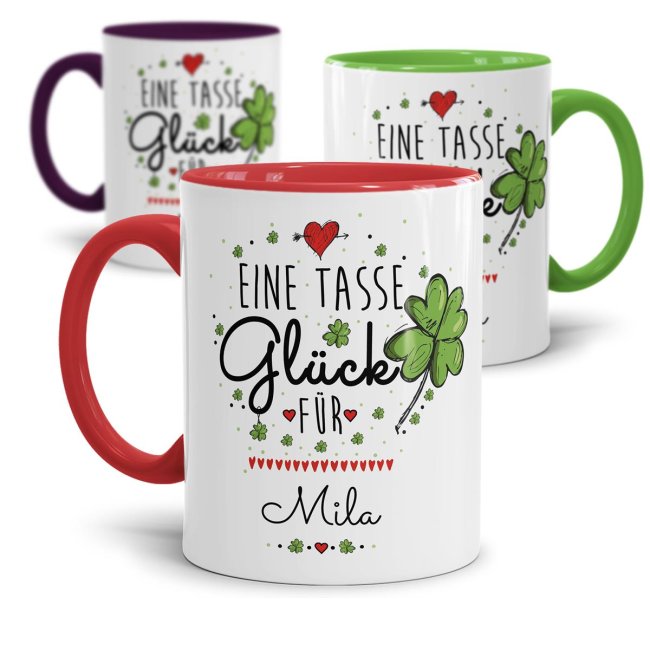 Glück kann man im Leben nie genug haben! Verschenke doch mal eine Tasse voller Glück für Deinen Lieblingsmenschen - den besten Freund