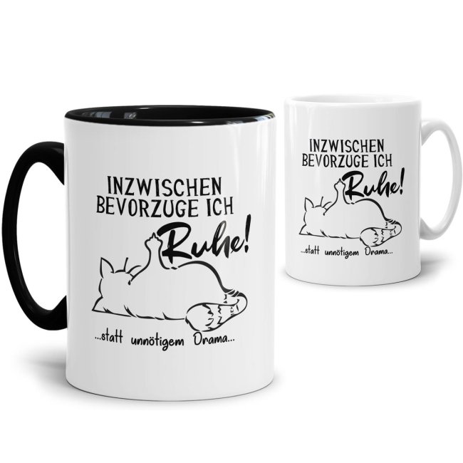 Unser lustiger Kaffeepott mit dem frechen Kater ist die perfekte Tasse für eine ruhige Kaffeepause mit Spaßfaktor am Arbeitsplatz - tolle...