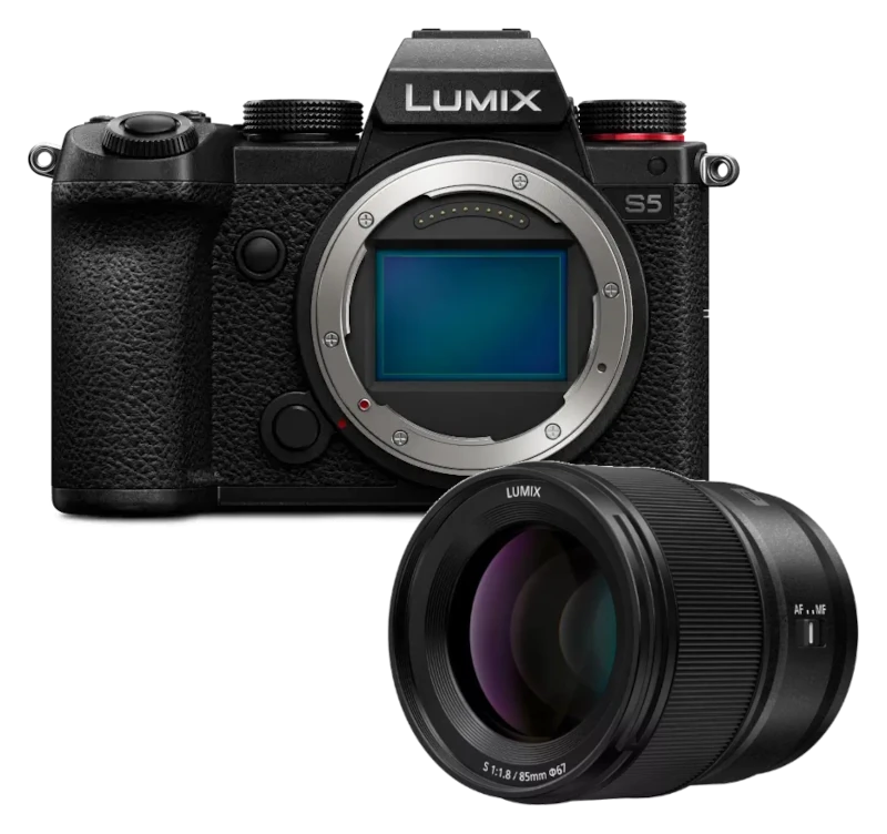 24 Megapixel Sensor mit Dual-Native-ISO Technologie Das Herzstück der LUMIX S5 ist der 24