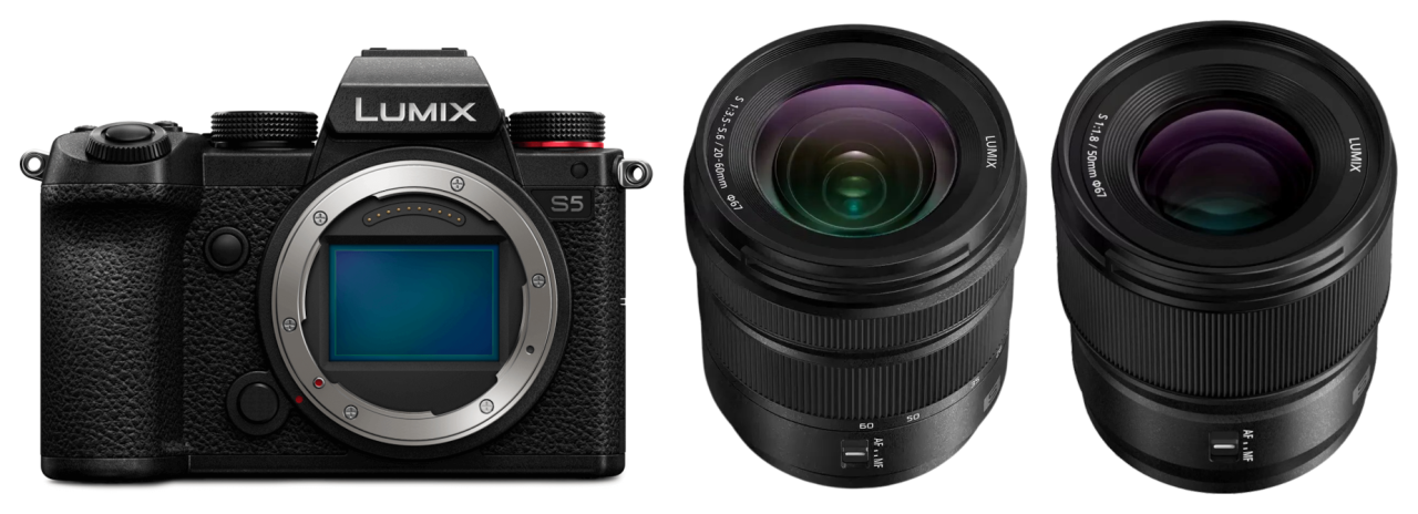 24 Megapixel Sensor mit Dual-Native-ISO Technologie Das Herzstück der LUMIX S5 ist der 24