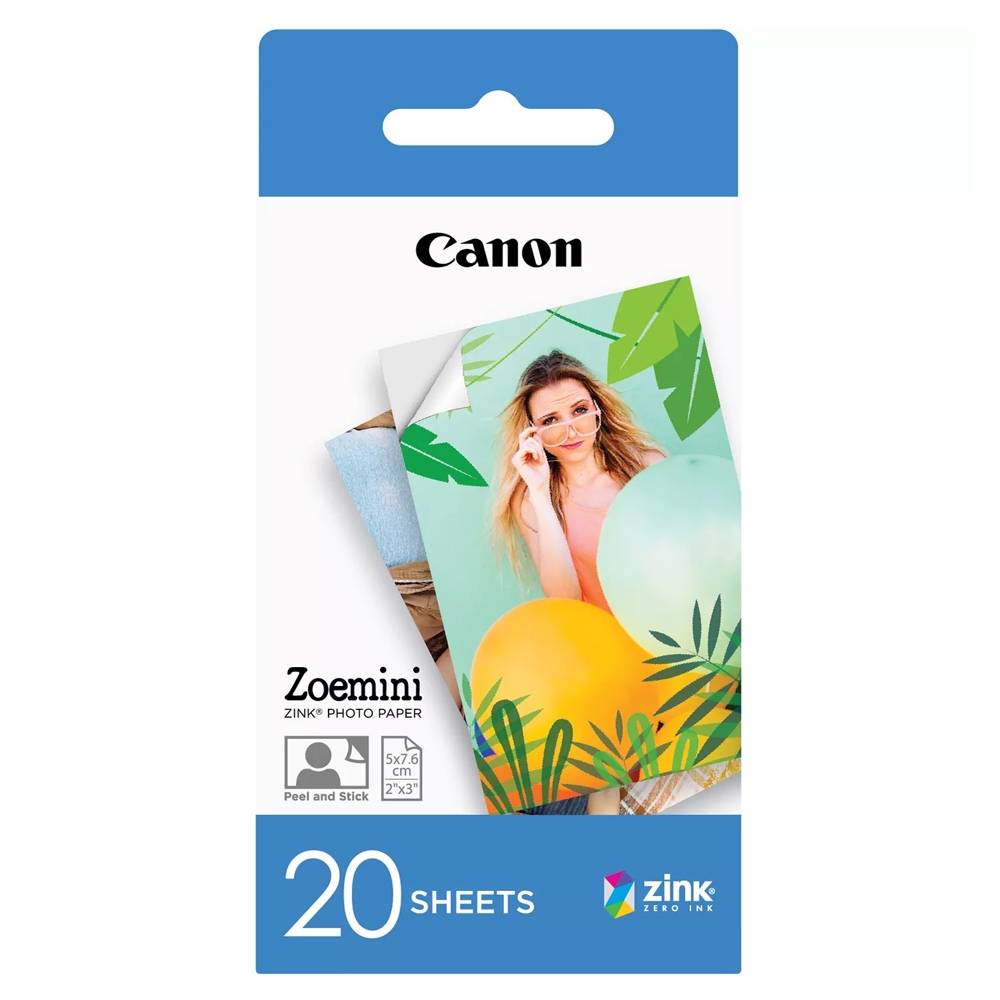 • ZINK Fotopapier-Packung (2x 10 Blatt) 5 x 7