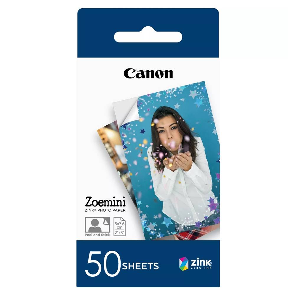 • ZINK Fotopapier-Packung (5x 10 Blatt) 5 x 7