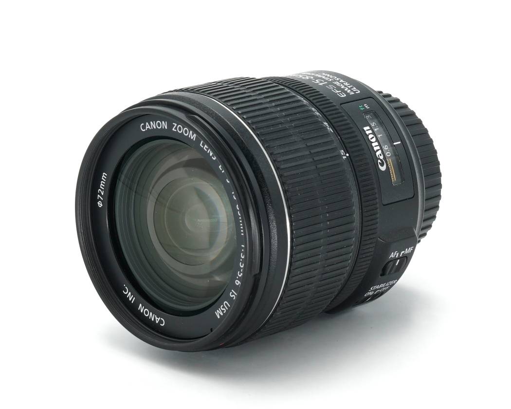 Dieses Canon 15-85mm 3.5-5.6 Objektiv befindet sich im technisch einwandfreien Zustand. Das Objektiv befindet sich auch äußerlich im Topzustand mit nur minimalen Nutzspuren.