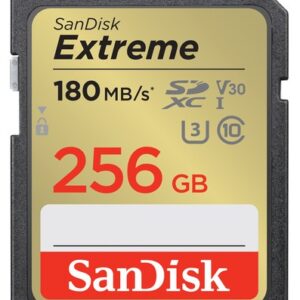 Mit der Performance der SanDisk Extreme SD-UHS-I-Speicherkarte können Sie Ihrer Kreativität freien Lauf lassen. Die Aufnahmegeschwindigkeit von bis zu 180 MB/s und die UHS