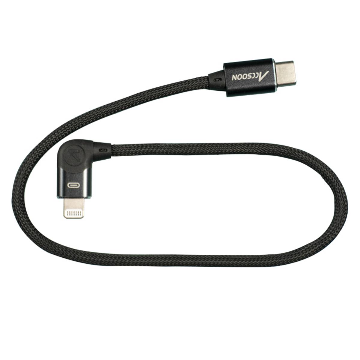 Das Accsoon USB-C-auf-Lightning-Kabel ist die perfekte Lösung für schnelles und zuverlässiges Aufladen und Datenübertragung zwischen Ihrem iPhone oder iPad und USB-C-fähigen