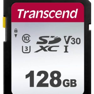 Transcend 128GB SDXC-Karte 300S UHS-I U1 Halten Sie diesen Moment fest