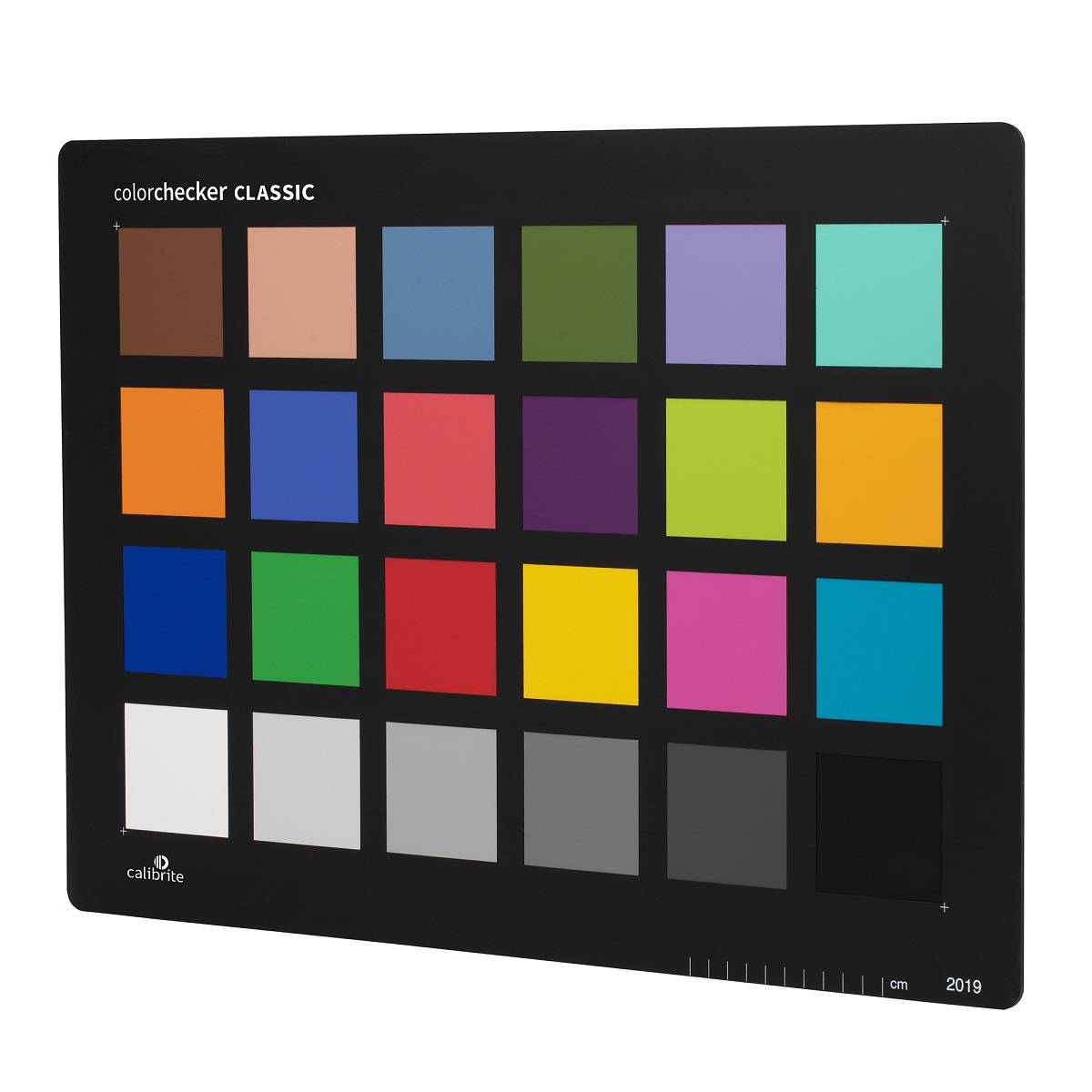 Dies ist eine größere Version des ColorChecker Classic für Aufnahmen aus weiterer Entfernung