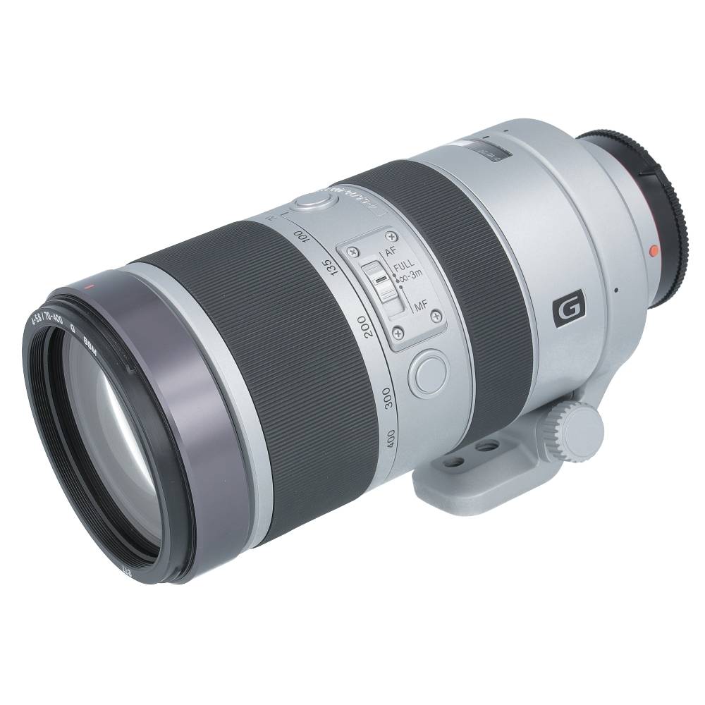 Dieses Sony 70-400mm 4.5-6.0 SAL 70400G Objektiv wurde komplett überprüft und befindet sich technisch im einwandfreien Zustand. Das Objektiv befindet sich auch optisch im