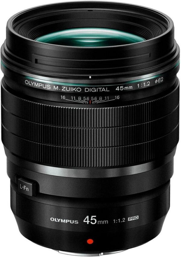 Olympus M.ZUIKO DIGITAL ED 45 mm F1.2 PRO Teleobjektiv, (passend für Olympus & OM SYSTEM MFT Kameras) – Bild 3