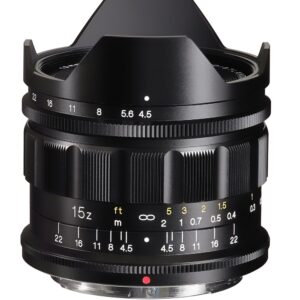 Das Voigtländer 15 mm F4.5 Super Wide Heliar asphärisch Z-Mount ist ein leistungsstarkes Superweitwinkel-Objektiv mit manuellem Fokus