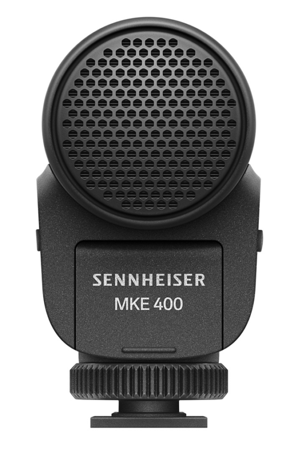 Sennheiser MKE 400 Richtmikrofon Richtrohrmikrofon mit ausgeprägter Richtcharakteristik und zusätzlichen Features für optimierte Tonaufnahmen an der Kamera. Das MKE 400 ist