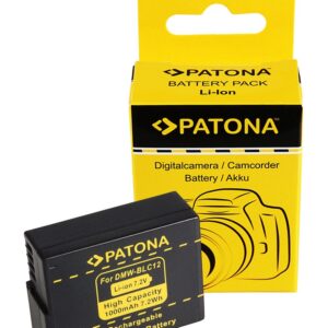 PATONA Akku f. Panasonic DMW-BLC12 E Lumix DM FZ200 BLC12 BLC12PP Mit diesem Li-Ionen-Akku erwerben Sie ein Qualitätsprodukt. Der Akku ist 100% baugleich zu dem Original Akku.