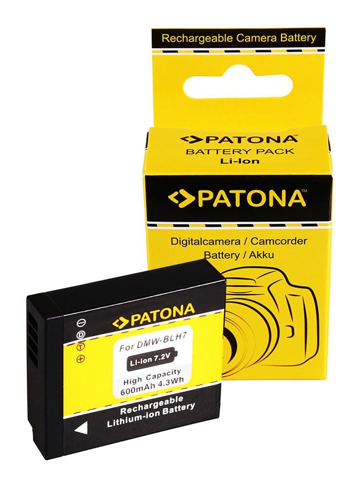 PATONA Akku f. Panasonic DMC-GM1 DMW-BLH7E GM1 BLH7E Mit diesem Li-Ionen AkkuPanasonic DMC-GM1 erwerben Sie ein Qualitätsprodukt der Marke PATONA. Alle Akkus sind nach