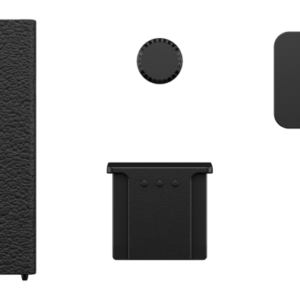 Dieses Kit beinhaltet verschiedene Abdeckungen für die an der Kamera befindlichen Anschlüsse und Schnittstellen. 1x Synchronanschluss 1x Blitzgeräteschuh 1x Anschlussabdeckung