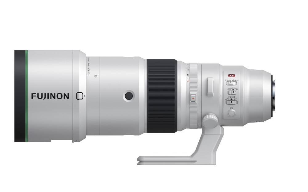 FUJINON XF500mmF5.6 R LM OIS WR Das XF500mmF5.6 R LM OIS WR ist ein Super-Tele-Objektiv mit einer Brennweite von 500 mm (äquivalent zu 762 mm KB) und einer Lichtstärke von