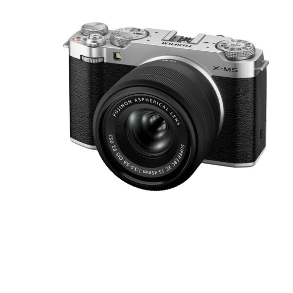 FUJIFILM X-M5: die leichteste Kamera der X Serie mit fortschrittlichen Foto und Videofunktionen und einfacher Bedienung Die spiegellose Systemkamera FUJIFILM X-M5 eignet sich