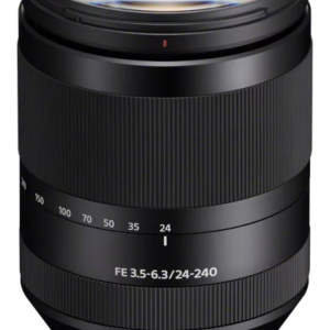 Sony FE 24-240 mm F3.5-6.3 OSS (SEL-24240) Dieses Objektiv geht weiter als die meisten anderen seiner Art: Mit einem Weitwinkel von 24 mm setzt es im Vollformat-Bereich neue