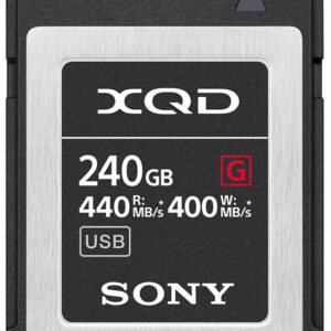 XQD Speicherkarte der G-Serie mit 240GB und einer Übertragungsgeschwindigkeit von 440MB/s