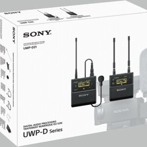 Digitale Audioverarbeitung für hohe Tonqualität Mit dem drahtlosen Lavalier-Mikrofonsystem UWP-D21 von Sony erhalten Sie eine kompromisslose Audioqualität. Es ist zur