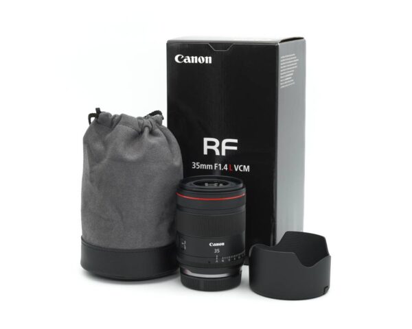 Einzelstück zum Sonderpreis Dieses Canon RF 35mm 1.4 Objektiv ist praktisch neu. Es entstammt einer Kundenretoure. Sie erhalten das Objektiv wieder originalverpackt. RF 35mm