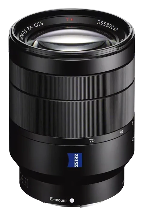 Ein vielseitiges Zoomobjektiv für den täglichen Gebrauch Die optische Leistung und der Bereich von 24 mm bis 70 mm dieses ZEISS Vario-Tessar passen ideal zu Kameras der