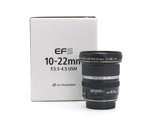 Dieses Canon 10-22mm 3.5-4.5 Objektiv befindet sich technisch und optisch im fantastischen Zustand