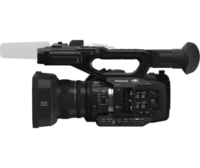 Dieser Panasonic HC-X1E 4K Camcorder kommt aus unserem Ausstellungsbereich/Showroom. Der Camcorder weist nur kaum sichtbare Nutzspuren auf