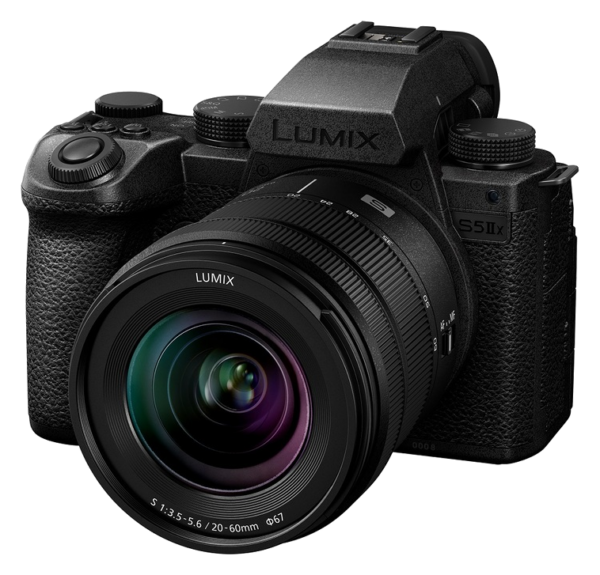 Die perfekte Kamera für den Creator Mit ihrem exklusiven schwarzen Design und den überragenden Videofunktionen ist die LUMIX S5M2X die perfekte Kamera für den modernen