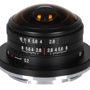 Einzigartiges 4 mm Fisheye-Objektiv mit 210 Grad Bildwinkel und kreisrundem Bild für Canon EF-M Das LAOWA 4mm f/2