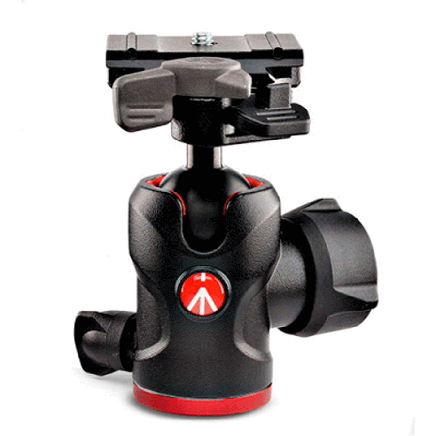 Manfrotto Aluminium Kugelkopf 494 Mini m. 200 PL PRO Mit diesem Aluminium-Kugelkopf von Manfrotto können Sie Ihre Kamera präzise und schnell ausrichten. Der 494 ist für