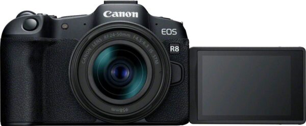 Canon EOS R8 + RF 24-50mm F4.5-6.3 IS STM Kit Systemkamera (RF 24-50mm F4.5-6.3 IS STM, 24,2 MP, Bluetooth, WLAN, verfügbar ab 17.04.23) – Bild 4