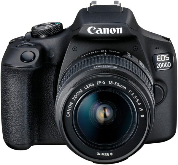 Canon EOS 2000D Kit Spiegelreflexkamera (EF-S 18-55 IS II, 24,1 MP, NFC, WLAN (Wi-Fi), inkl. EF-S 18-55 IS II Objektiv) – Bild 3