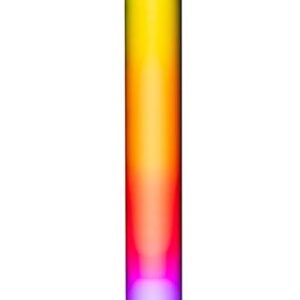 Multifunktionale RGBWW-LED-Farb-Effektleuchte in Röhrenform. Bietet die Beleuchtungsarten weißes Licht und farbiges Licht sowie besondere Spezialeffekte