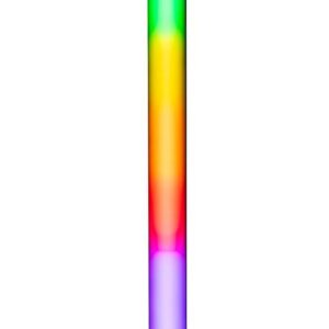 Multifunktionale RGBWW-LED-Farb-Effektleuchte in Röhrenform. Bietet die Beleuchtungsarten weißes Licht und farbiges Licht sowie besondere Spezialeffekte