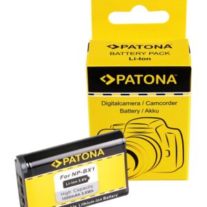 PATONA Akku f. Sony NP-BX1 NPBX1 DSC-RX100 DSC RX100 Sony BX1 Mit diesem Li-Ionen-Akku erwerben Sie ein Qualitätsprodukt. Der Akku Sony BX1 ist 100% baugleich zu dem Original