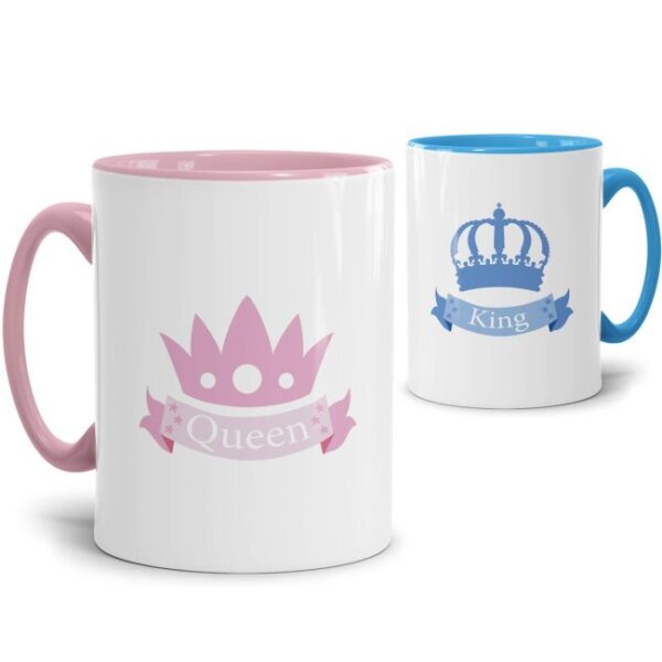 Unser Kaffeebecher-Set - King and Queen - ist das perfekte Geschenk für Pärchen. Ob zur Nutzung im Büro oder Zuhause wird sie zum neuen...