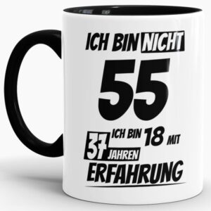 Tasse mit lustigem Geburtstagsspruch als Geschenkidee für Freunde und Familie zum Geburtstag. Lustige Geburtstagstasse aus hochwertiger Keramik und...