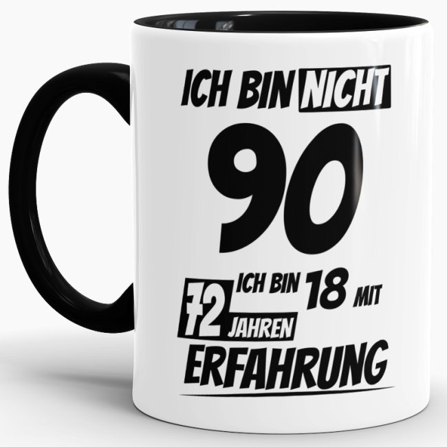 Tasse mit lustigem Geburtstagsspruch als Geschenkidee für Freunde und Familie zum Geburtstag. Lustige Geburtstagstasse aus hochwertiger Keramik und...