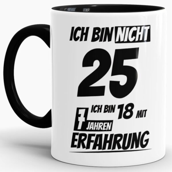 Tasse mit lustigem Geburtstagsspruch als Geschenkidee für Freunde und Familie zum Geburtstag. Lustige Geburtstagstasse aus hochwertiger Keramik und...